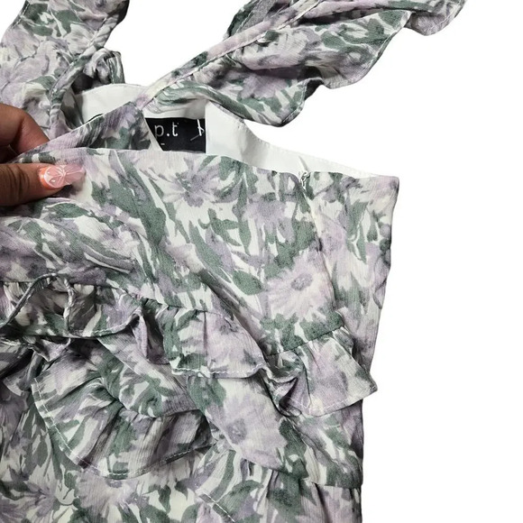 OPT Floral Tiered Midi Dress - Picture 4 of 8